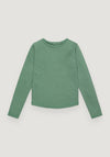 Bluză lână merinos super fină - Long Tee Emerald Green Default Title