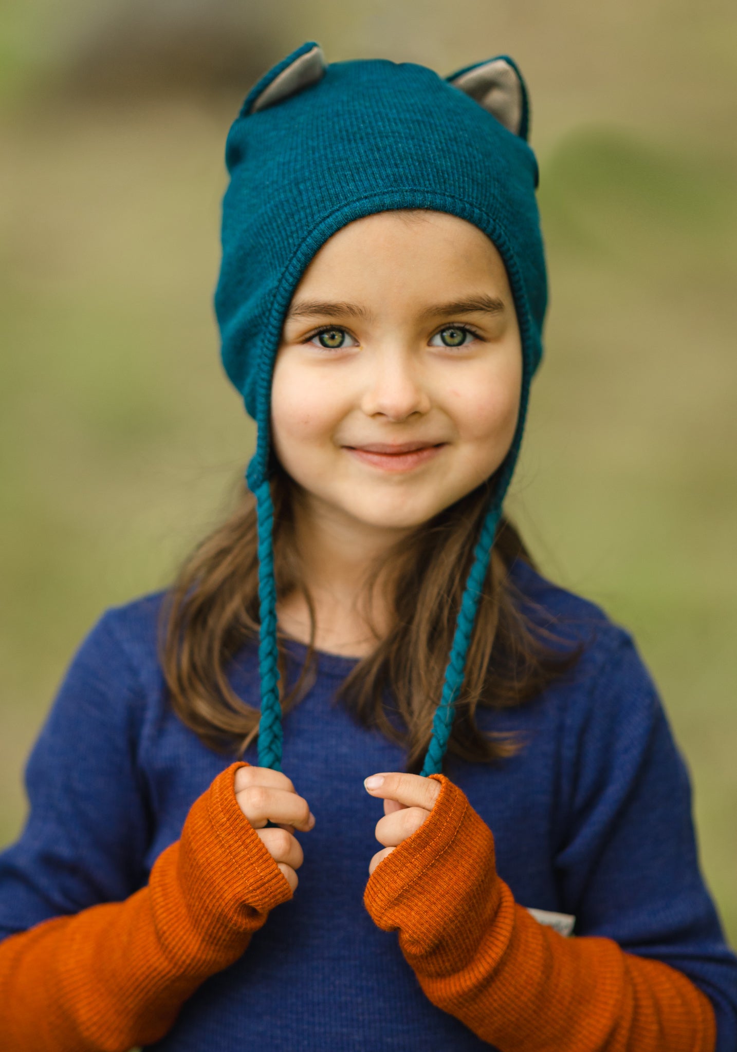 Manșete lână merinos (copii și femei) - Rich Amber