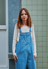 Bluză pointelle rib femei din bumbac - Eglantine Ecru