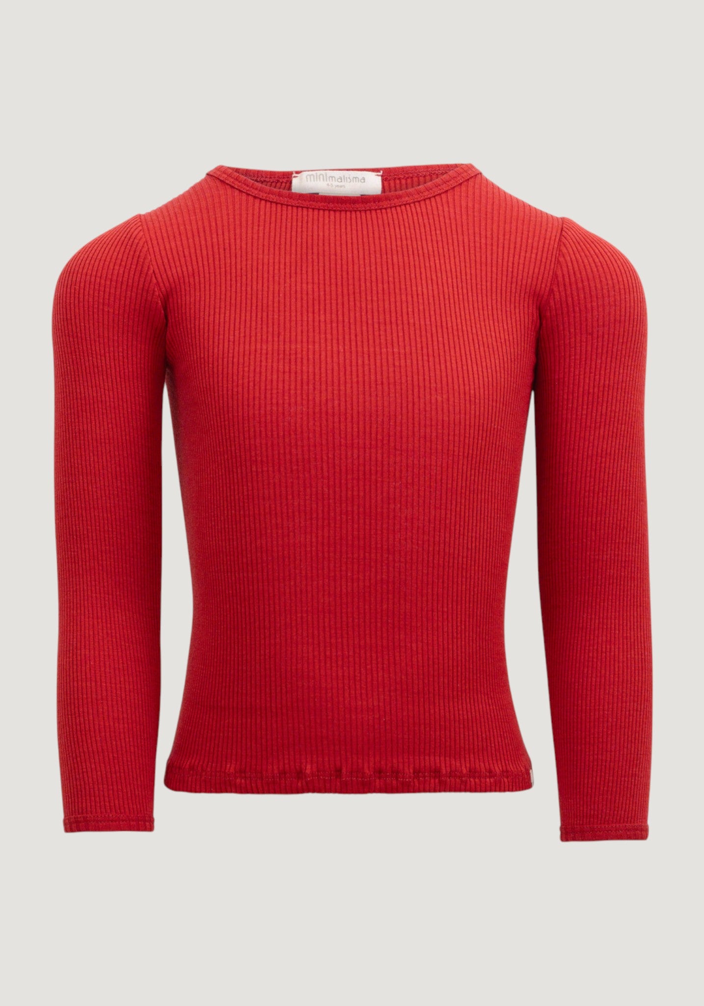 Bluză seamless din lână merinos - Atlantic Red