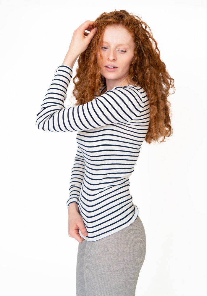 Bluză seamless din mătase - Gerda Sailor