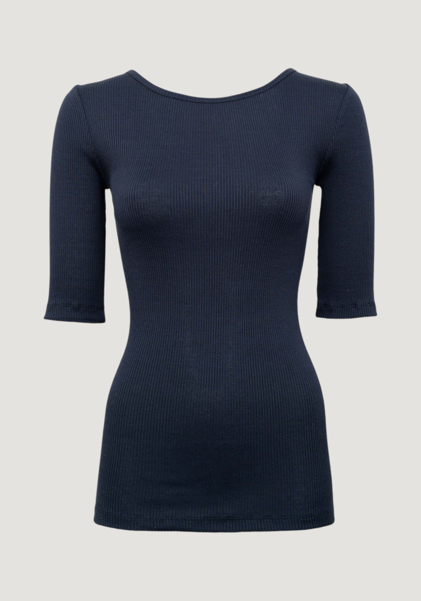 Bluză seamless din mătase - Gym Dark Blue