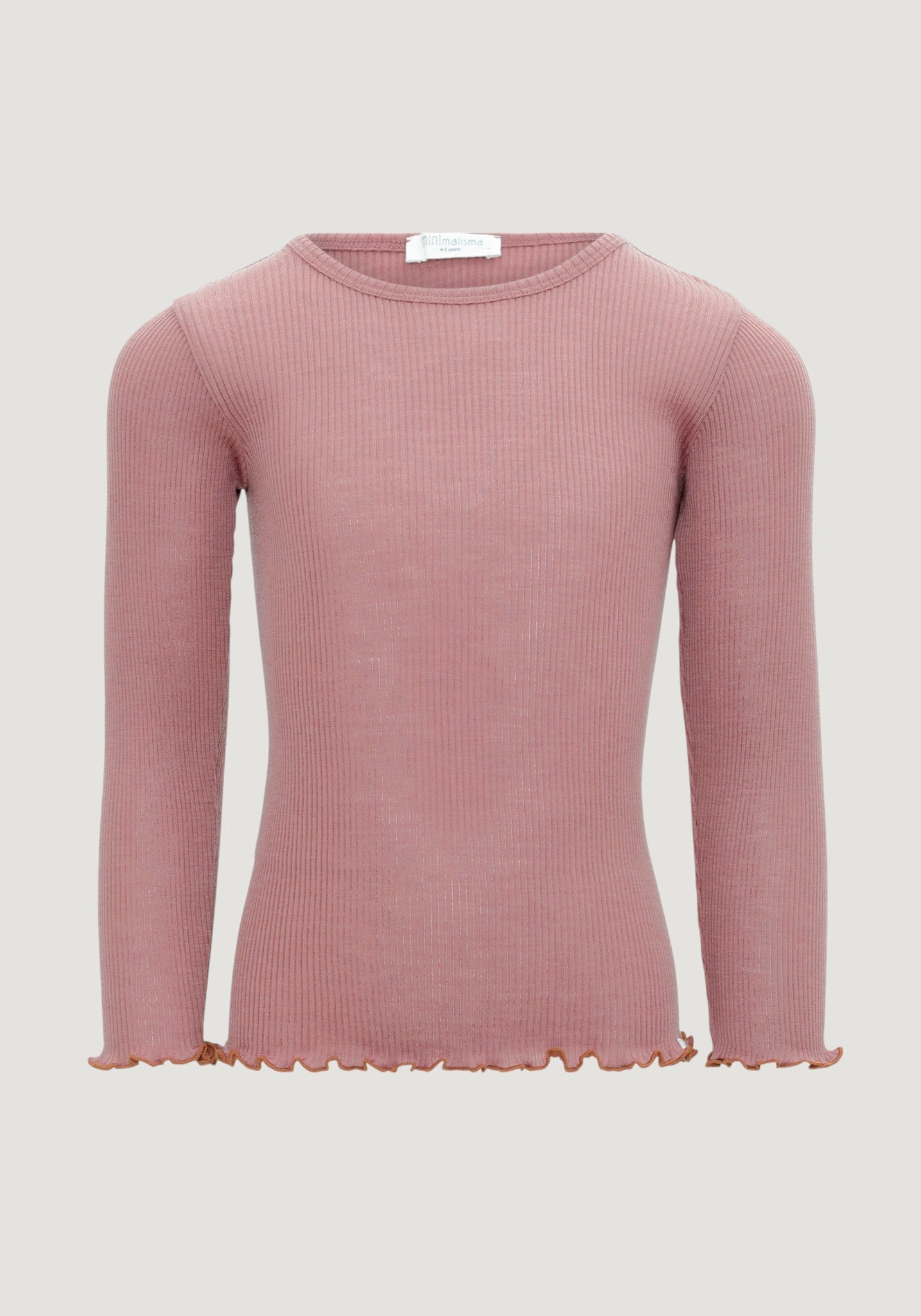 Bluză seamless lână merinos - Atlantic Frill Rose