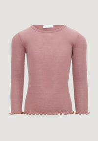 Bluză seamless lână merinos - Atlantic Frill Rose