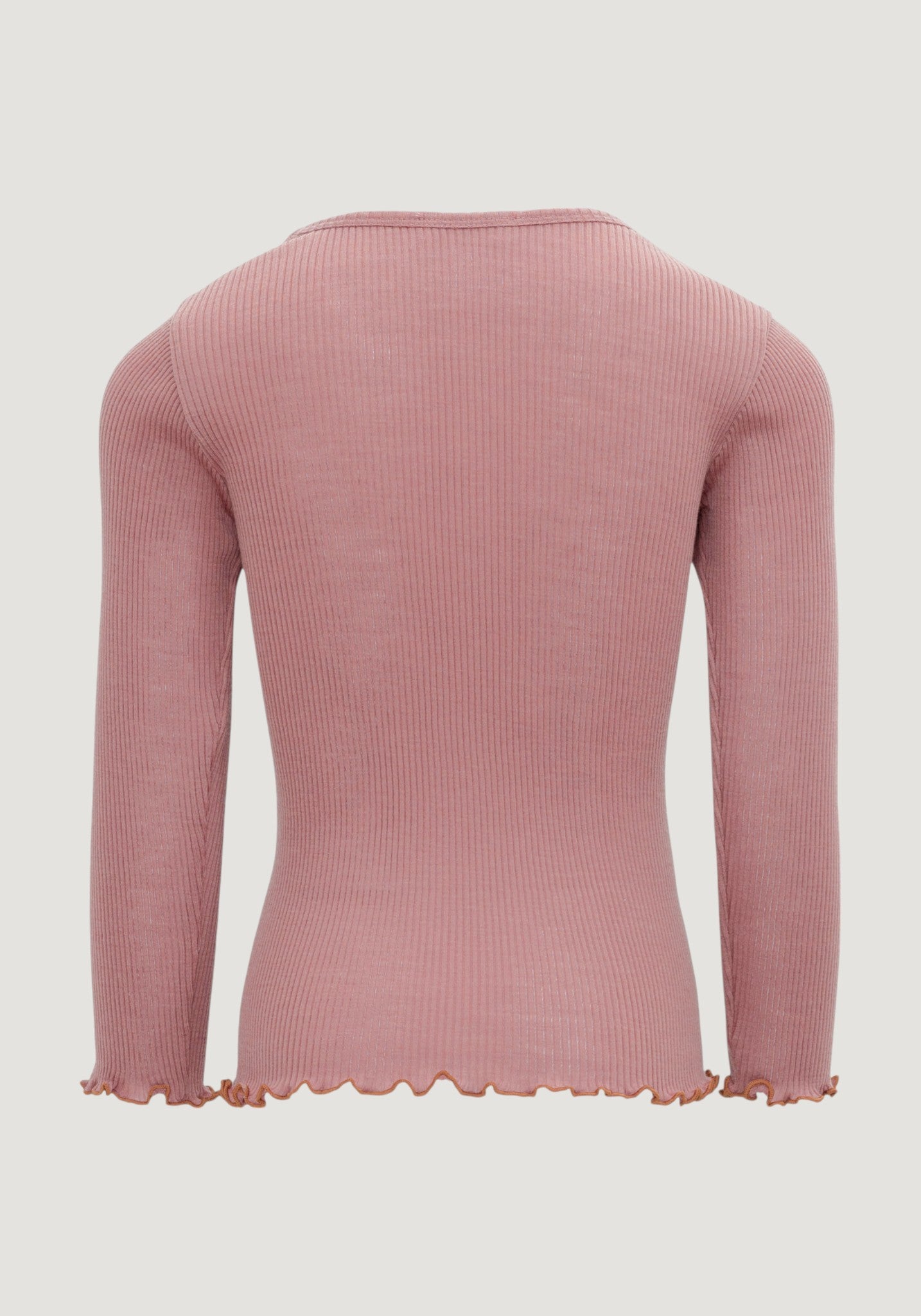 Bluză seamless lână merinos - Atlantic Frill Rose