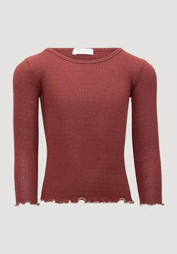 Bluză seamless mătase - Bergen Frill Hibiscus
