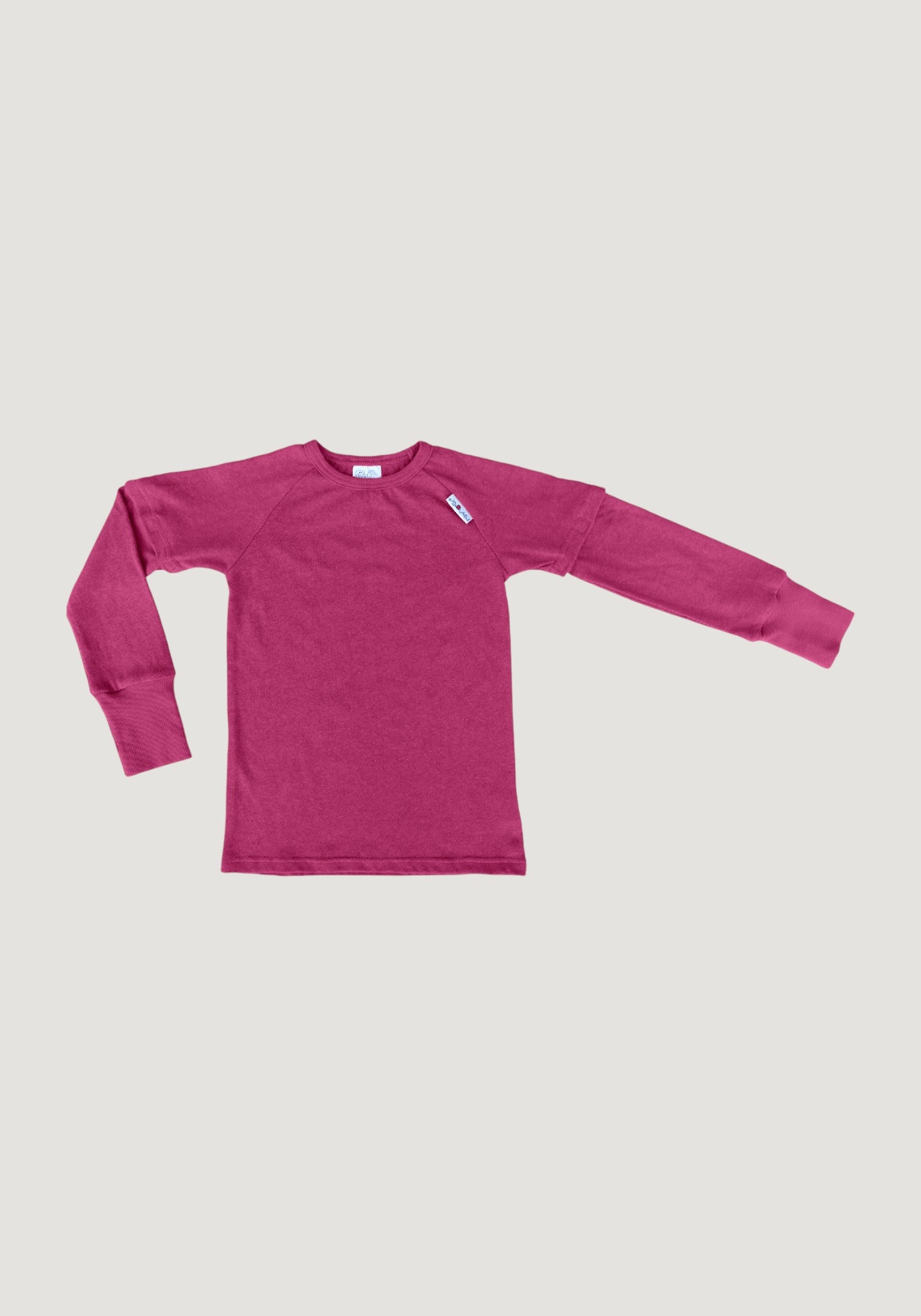 Bluză/Tricou (2 în 1) din cânepă și bumbac - Berry Sorbet