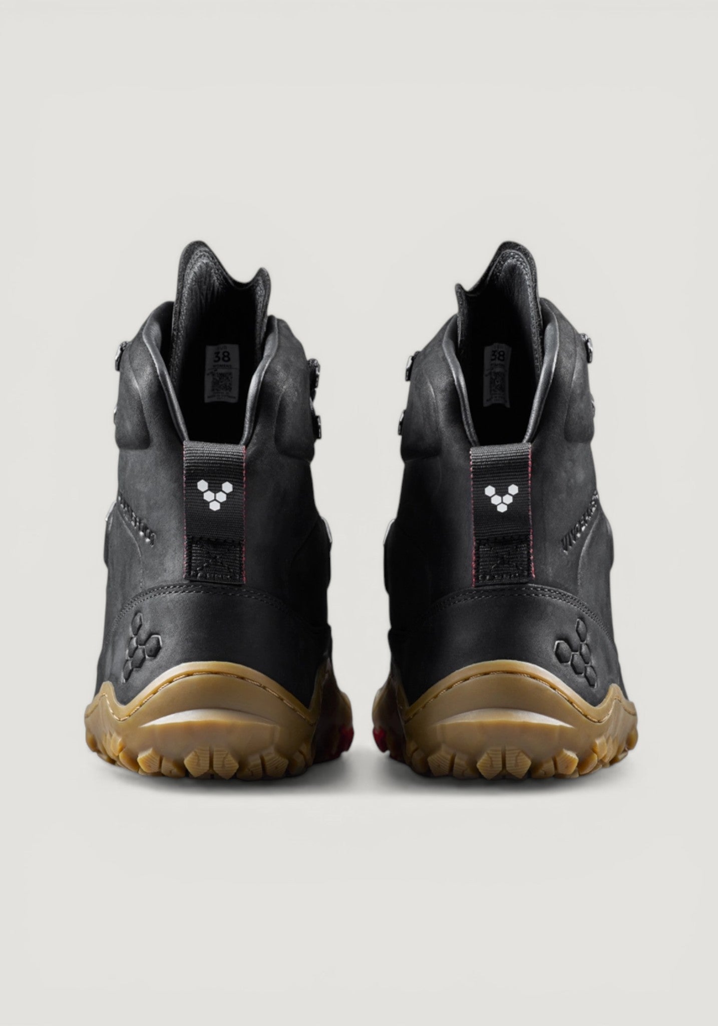 Bocanci drumeție Barefoot din piele - Tracker Leather AT II Men Obsidian