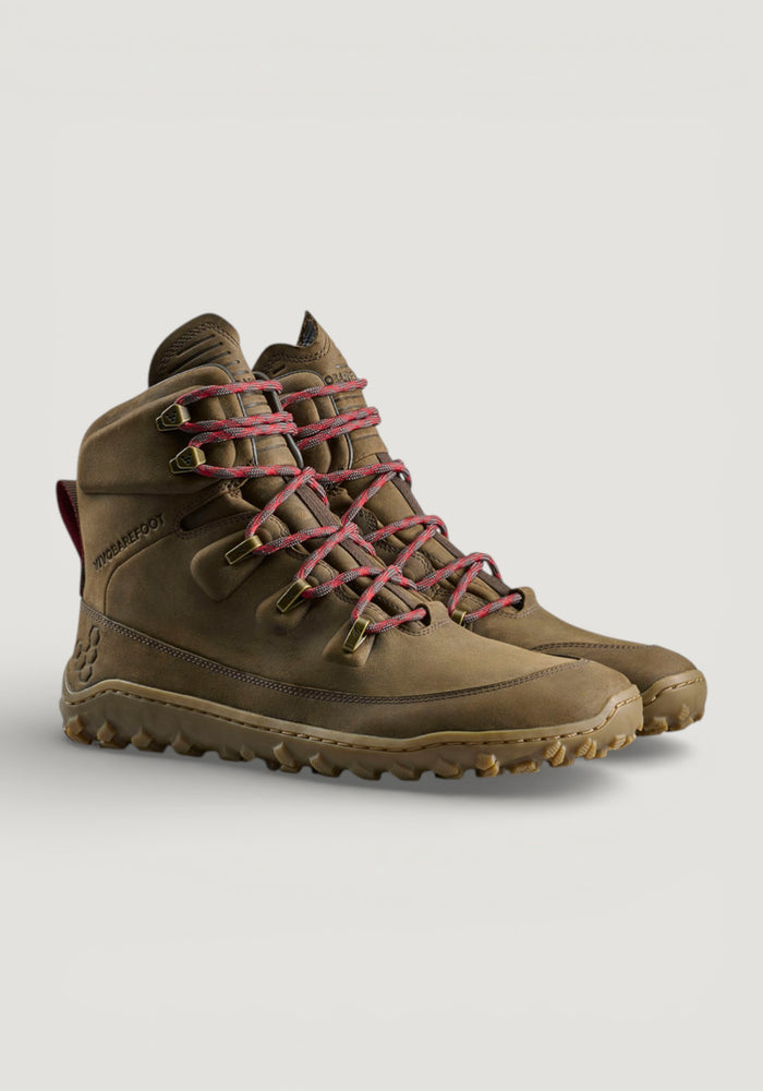 Bocanci drumeție Barefoot din piele - Tracker Leather AT II Women Bracken