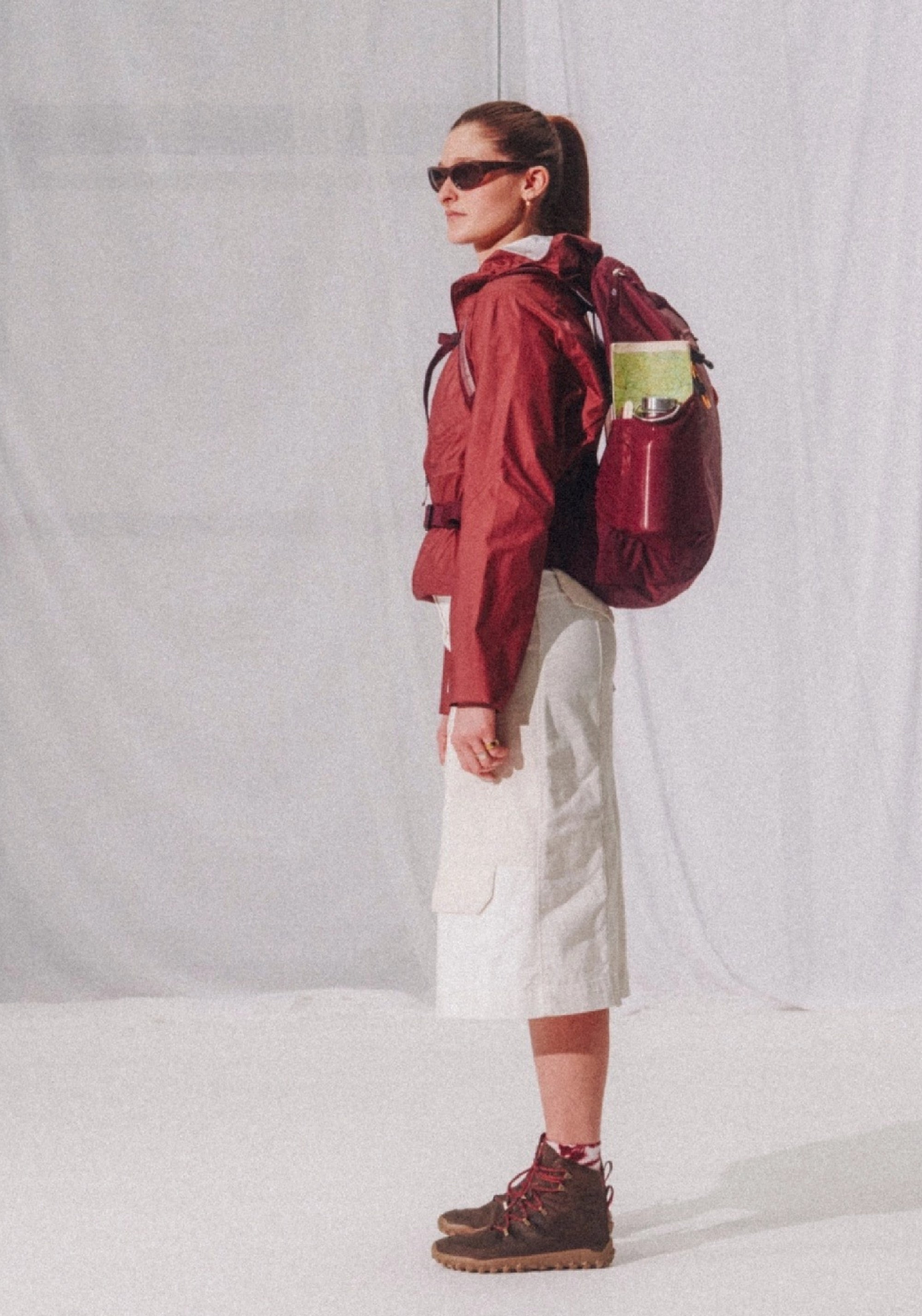 Bocanci drumeție Barefoot din piele - Tracker Leather AT II Women Bracken