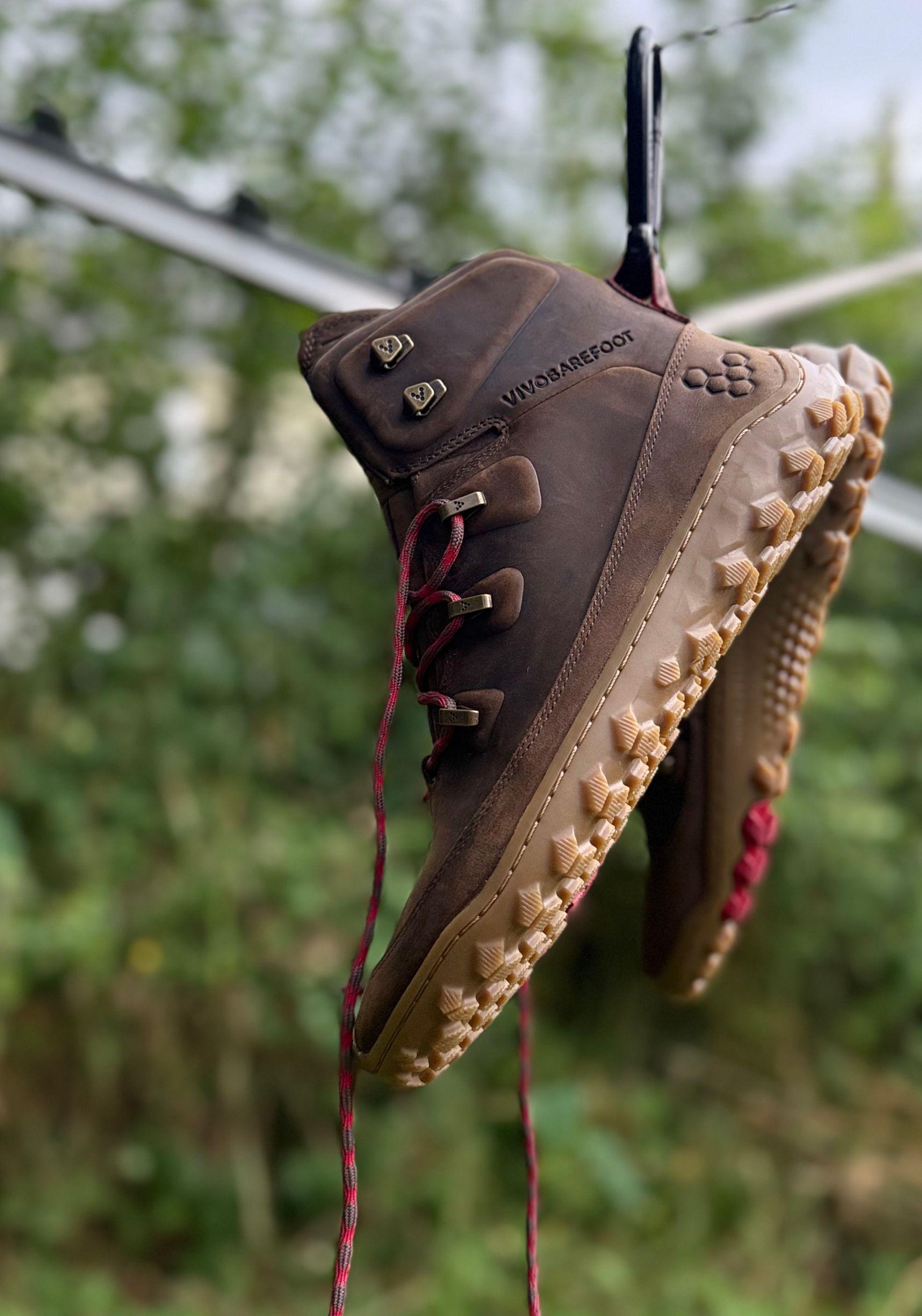 Bocanci drumeție Barefoot din piele - Tracker Leather AT II Women Bracken