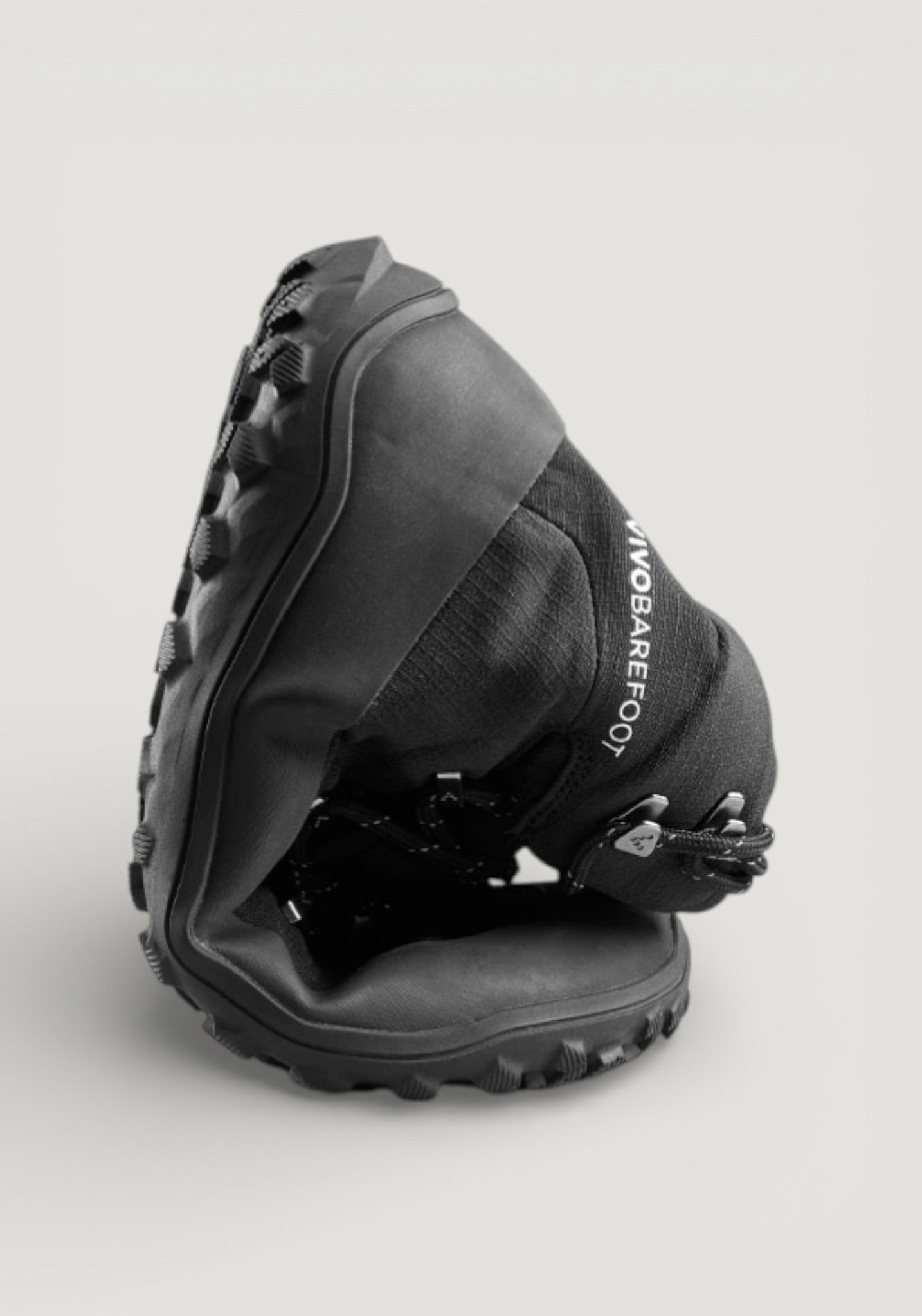 Bocanci drumeție Barefoot impermeabili - Tracker Textile AT II Men Obsidian