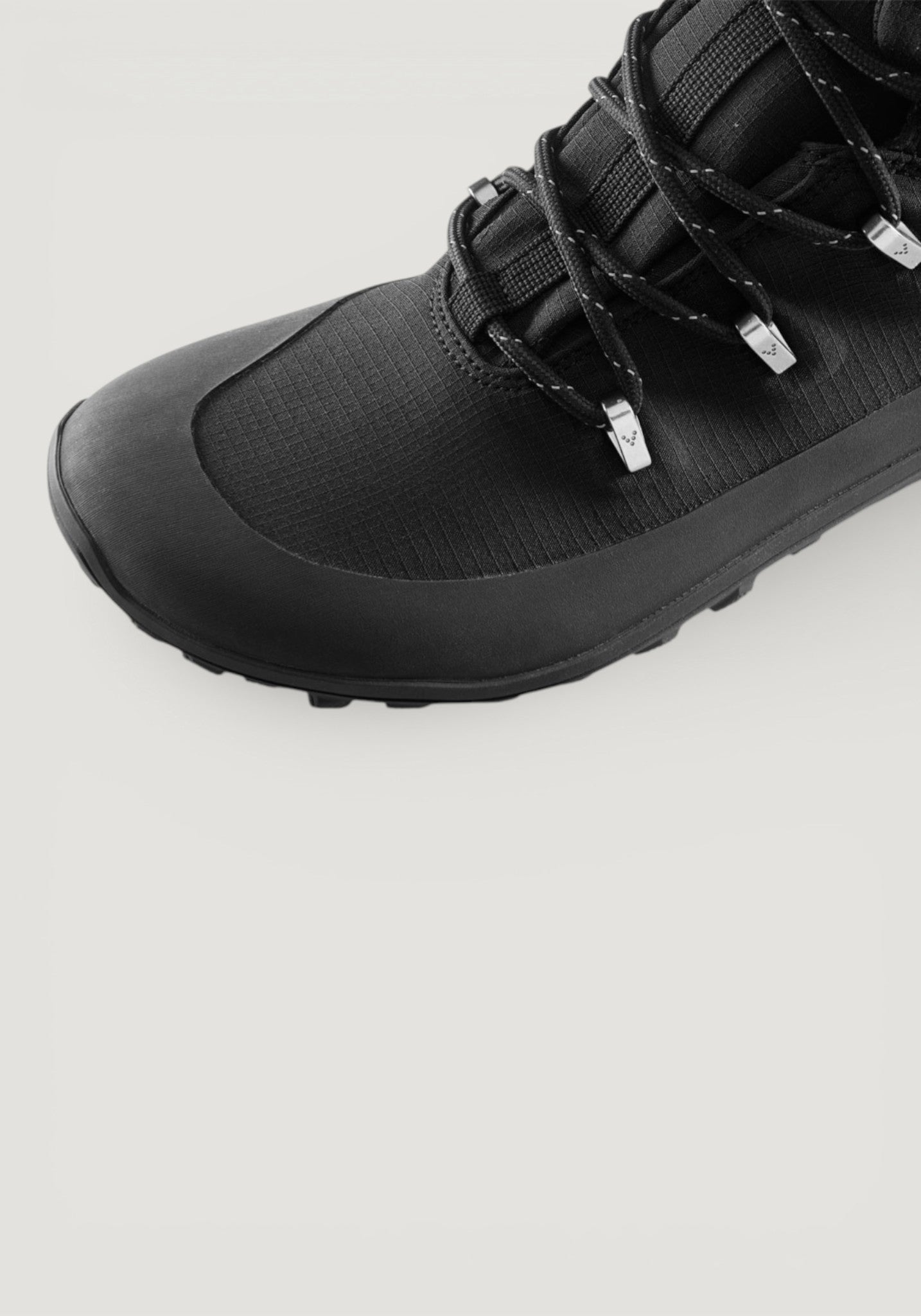 Bocanci drumeție Barefoot impermeabili - Tracker Textile AT II Men Obsidian