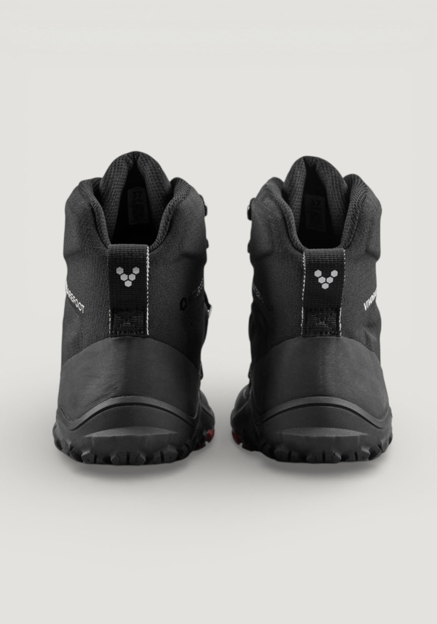 Bocanci drumeție Barefoot impermeabili - Tracker Textile AT II Men Obsidian