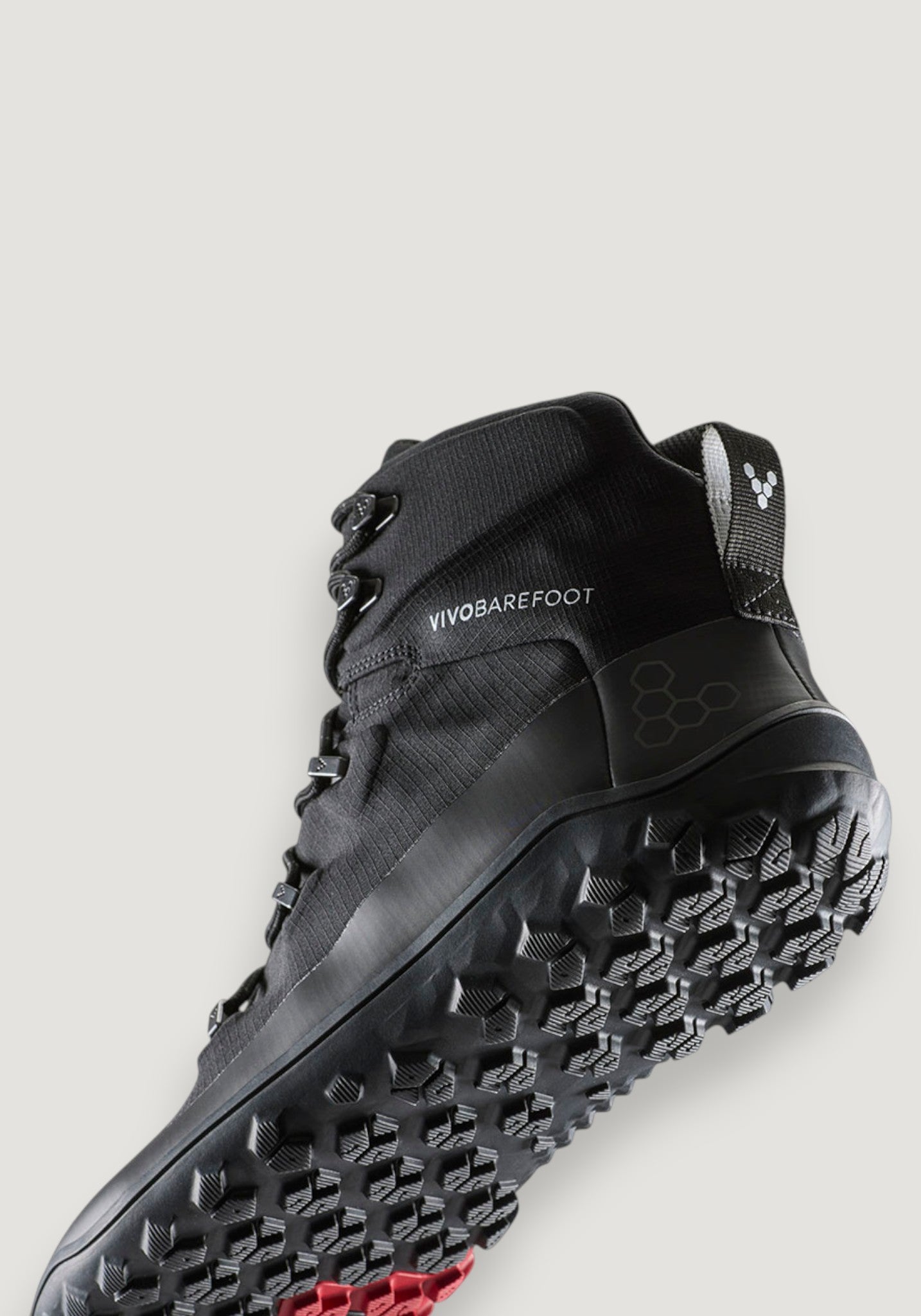 Bocanci drumeție Barefoot impermeabili - Tracker Textile AT II Women Obsidian