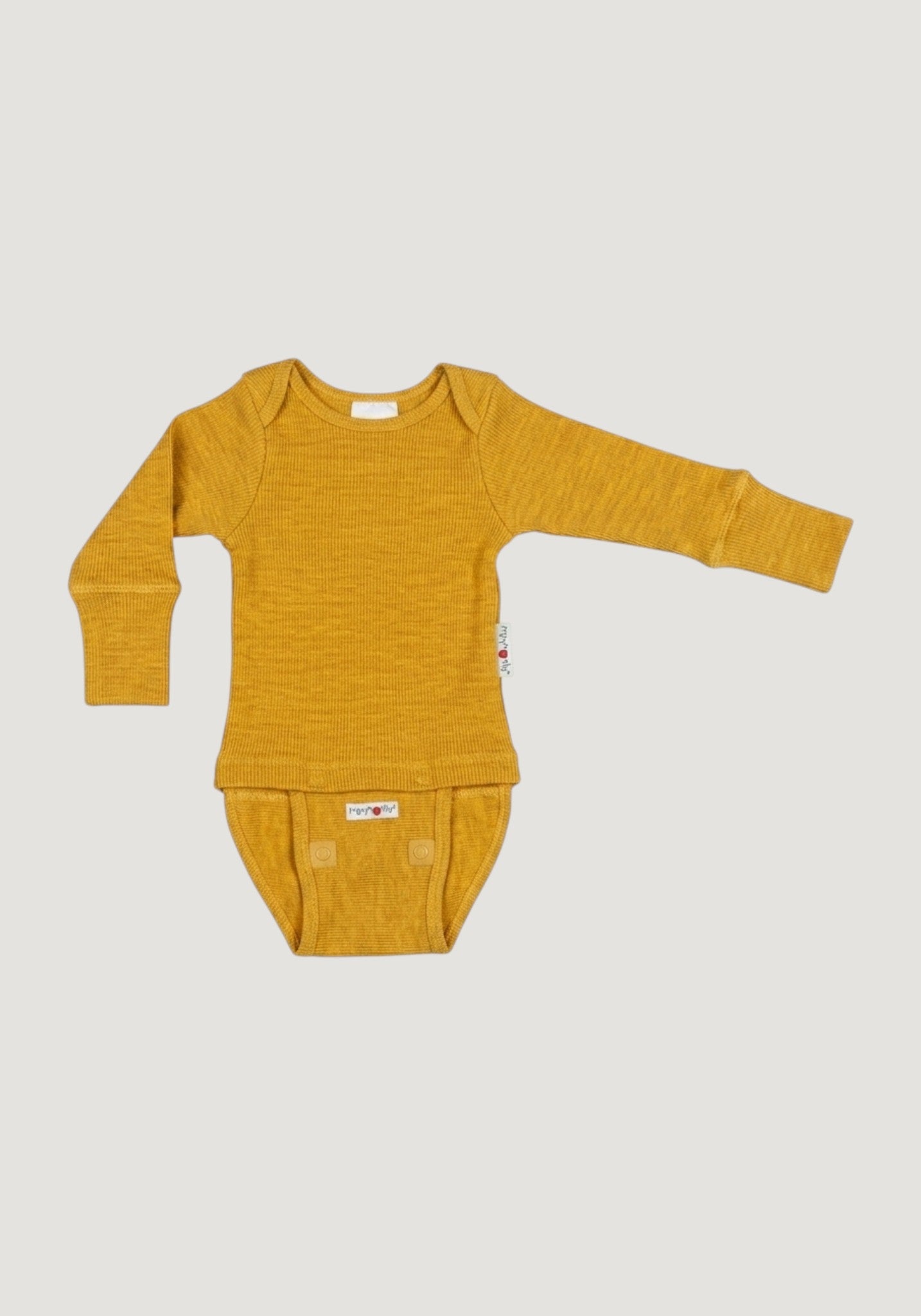 Body/Bluză (2 în 1) din lână merinos - Golden Star