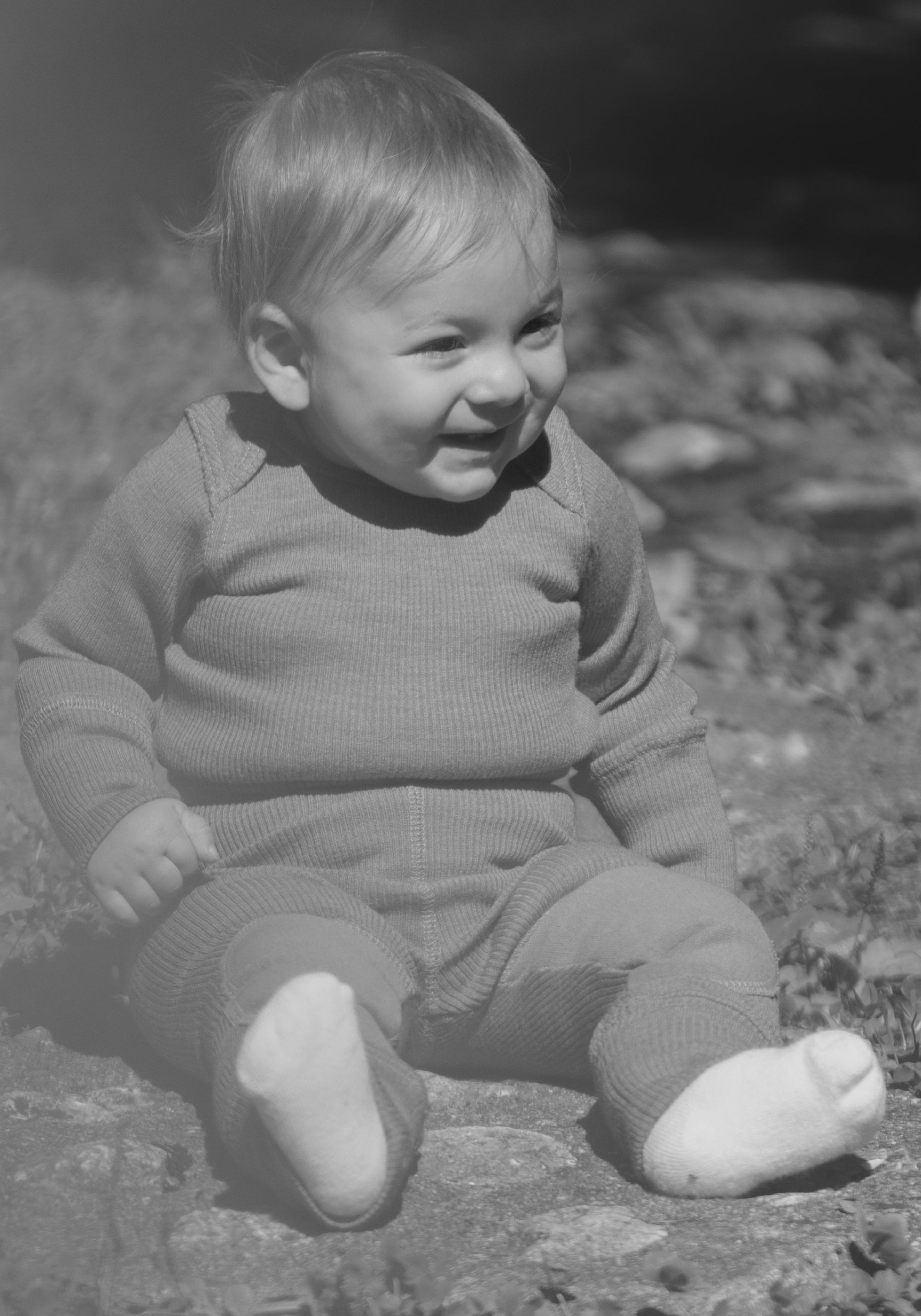 Body/Bluză (2 în 1) din lână merinos - Seabreeze Teal