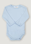 Body din lână merinos - Basic Blue