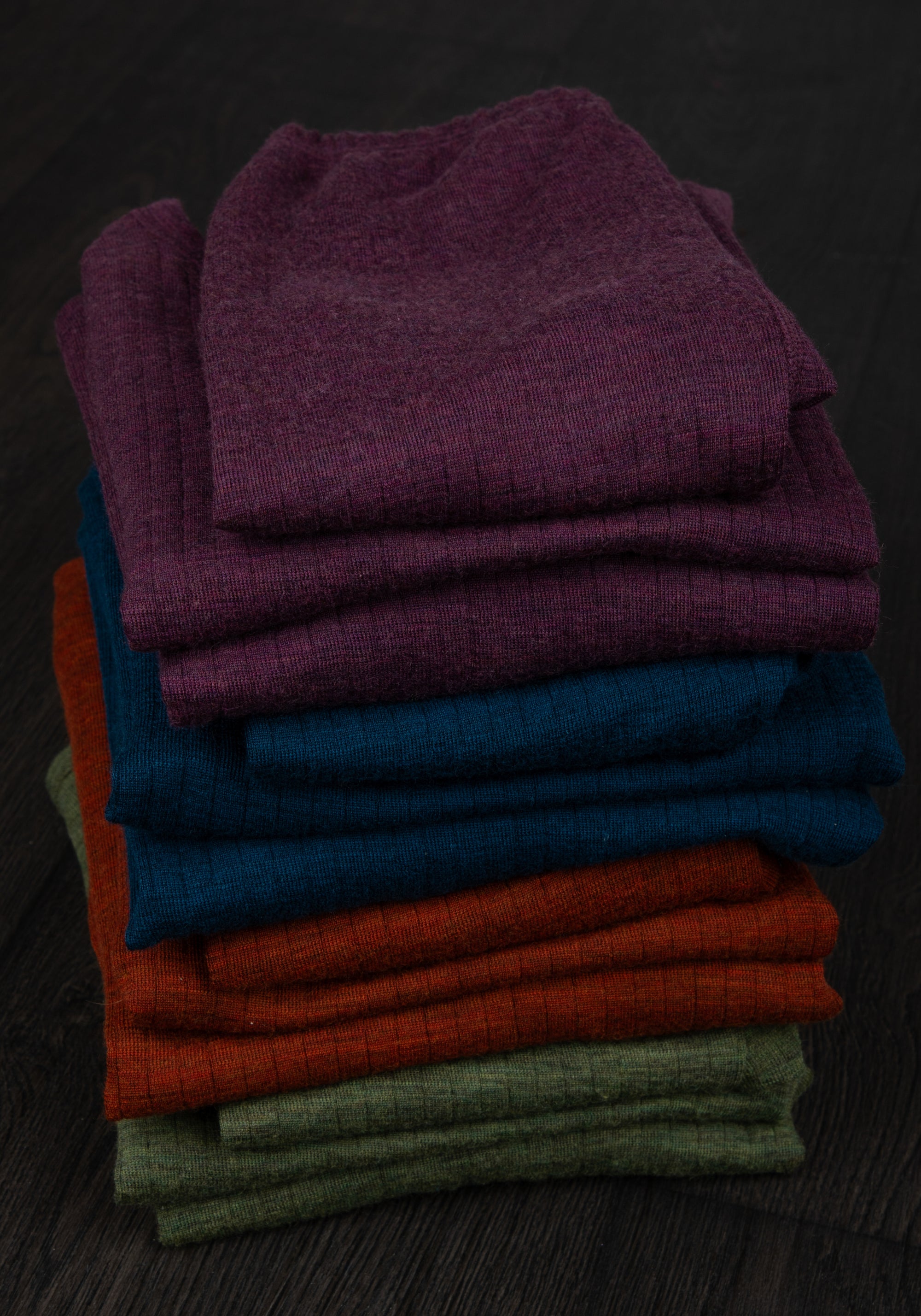 Body din lână merinos - Basic Dark Turquoise