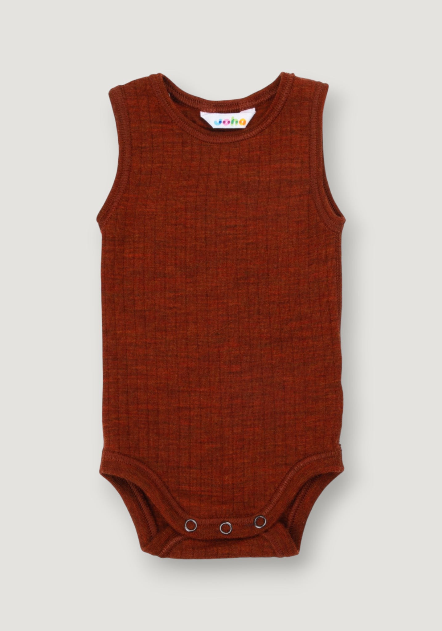 Body lână merinos - Basic Russet 70