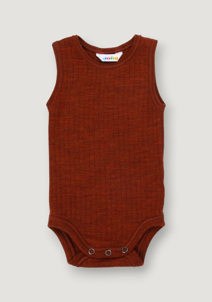 Body lână merinos - Basic Russet 70