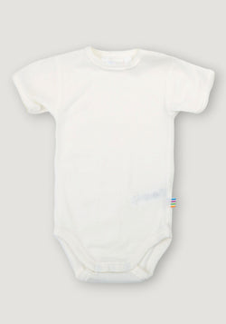 Body din lână merinos - Basic White