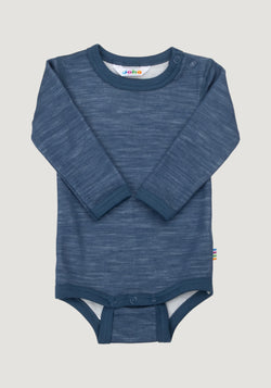 Body din lână merinos și bambus - Propeller Dark Denim