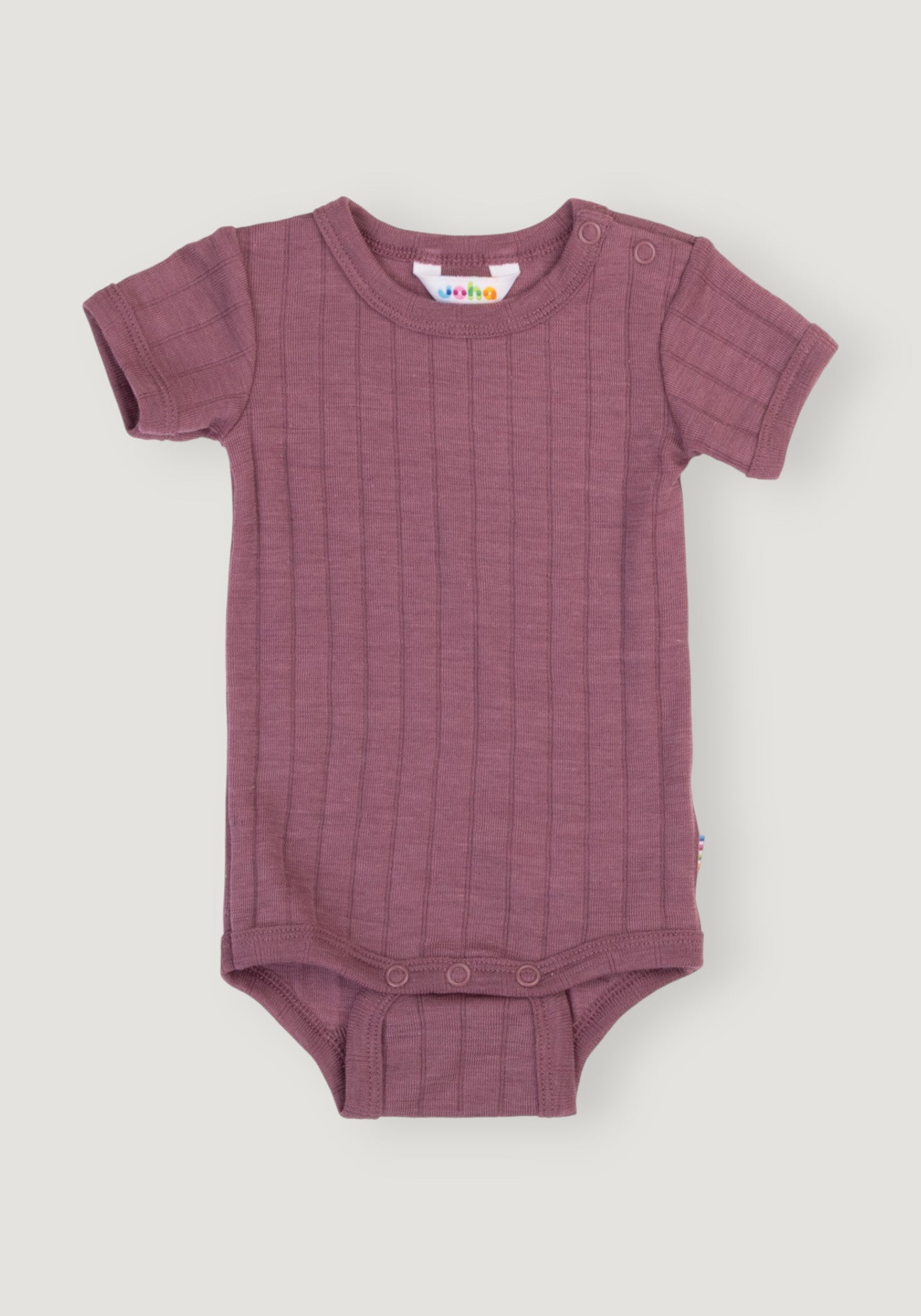 Body din lână merinos și mătase - Heather