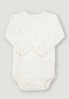 Body kimono din lână merinos - Basic White