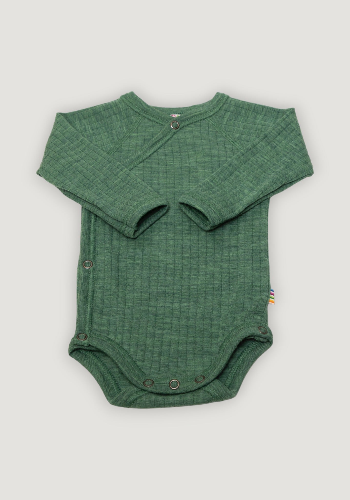 Body kimono lână merinos - Basic Green Joha HipHip.ro