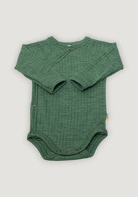 Body kimono lână merinos - Basic Green Joha HipHip.ro