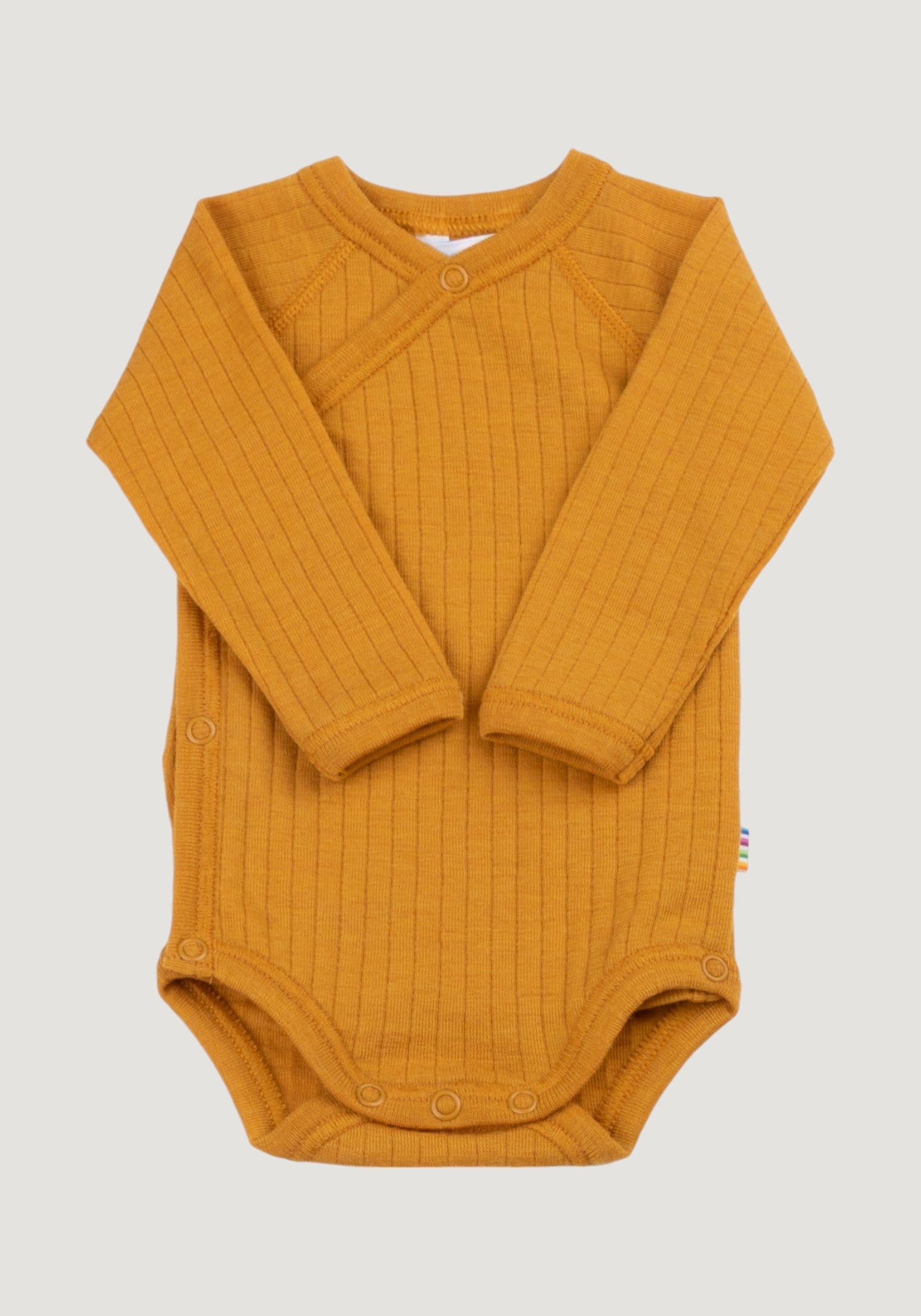 Body kimono lână merinos - Basic Yellow 60