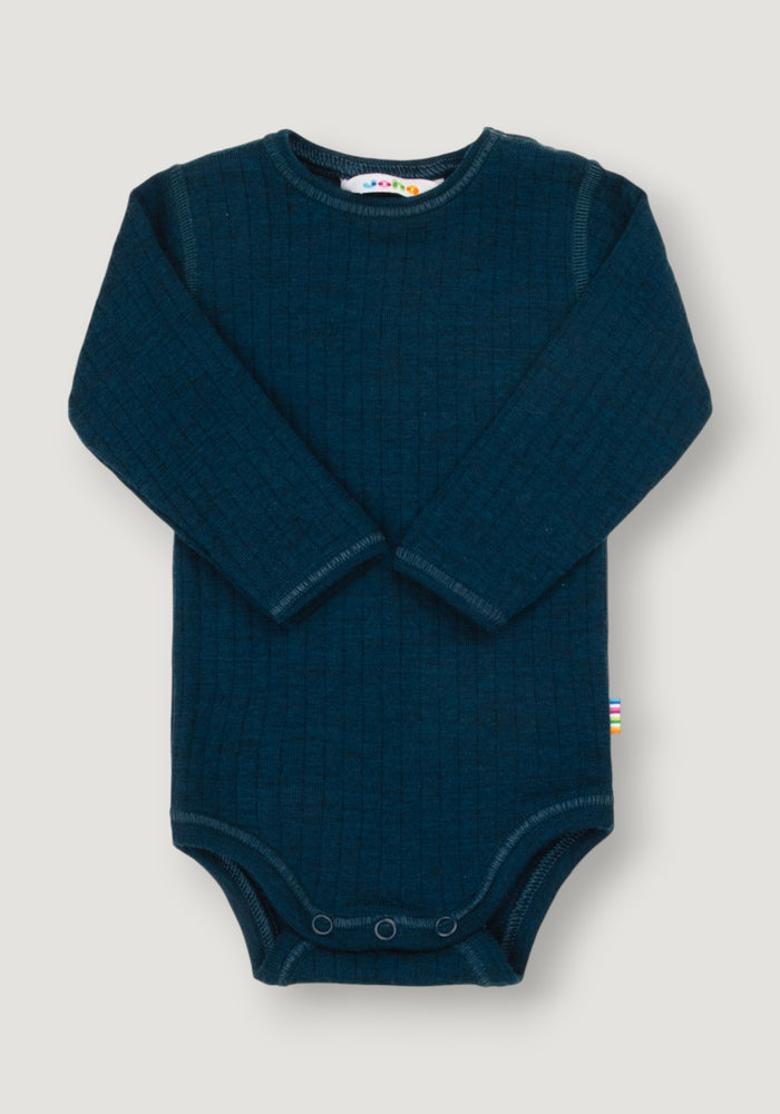 Body lână merinos - Basic Dark Turquoise 60