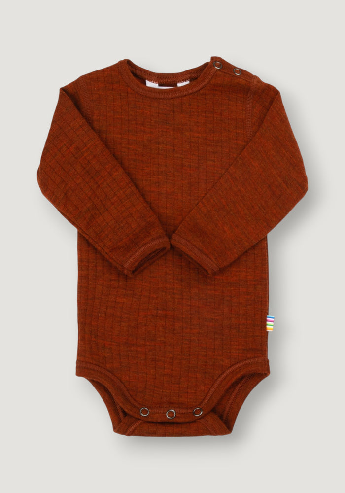 Body lână merinos - Basic Russet 60