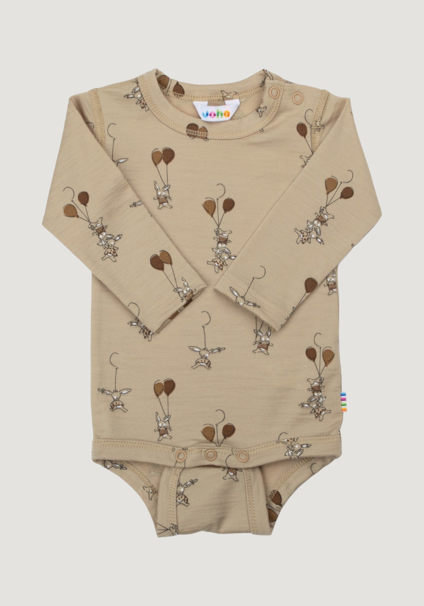 Body lână merinos extrafină - Balloon Bunny Beige