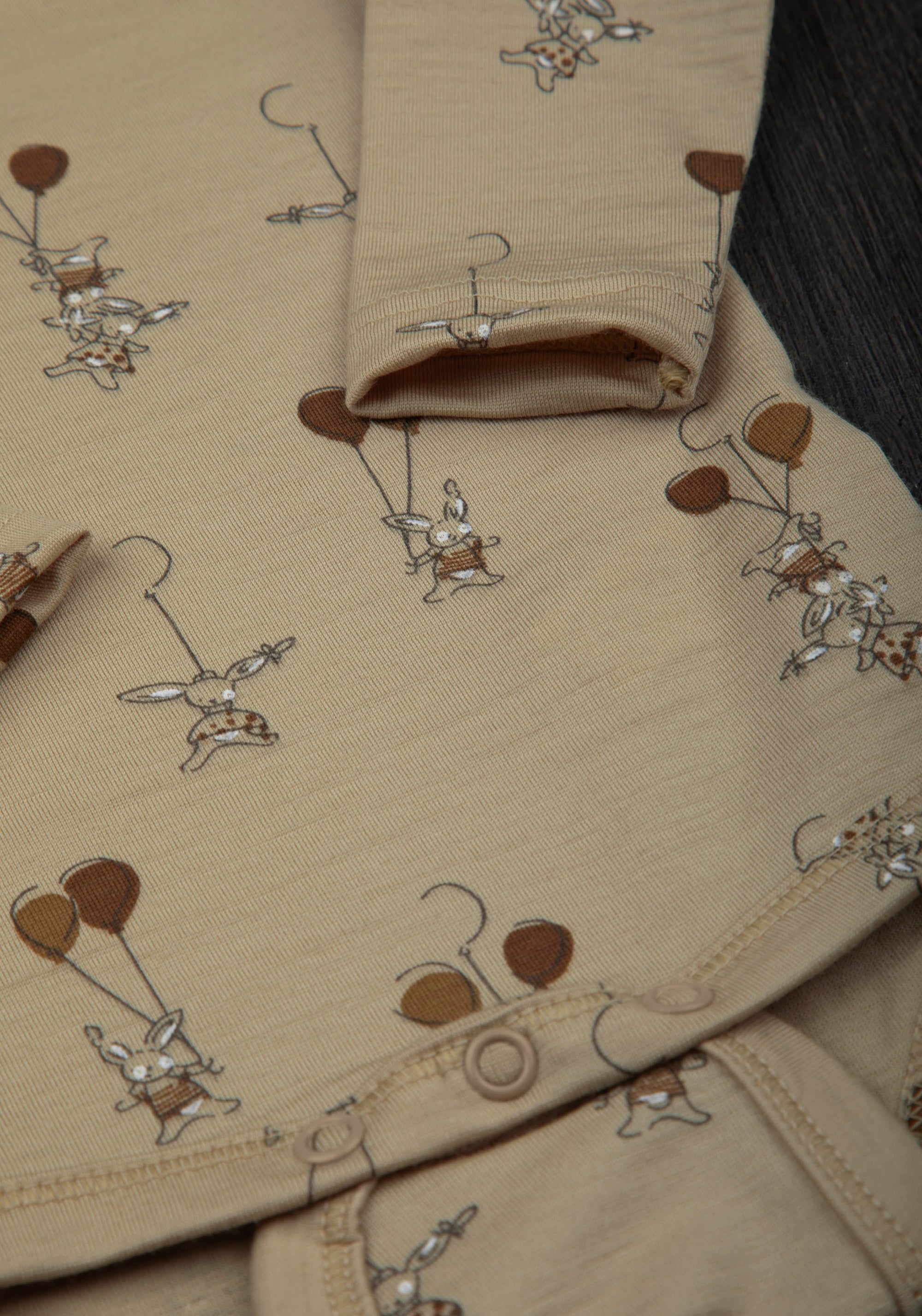 Body lână merinos extrafină - Balloon Bunny Beige