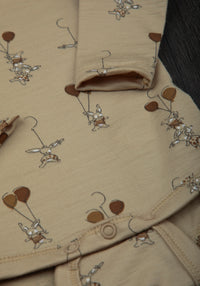 Body lână merinos extrafină - Balloon Bunny Beige