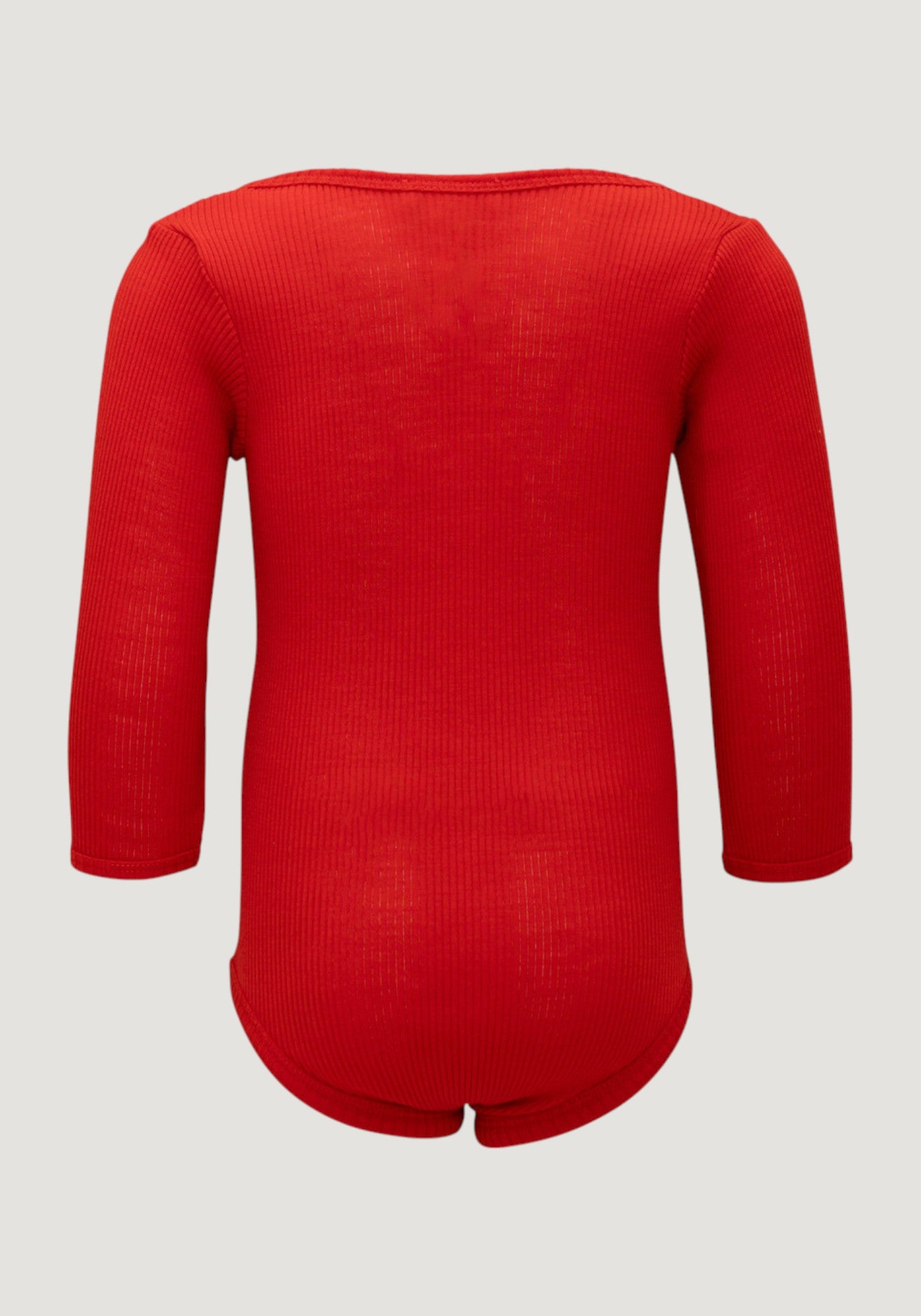 Body seamless din lână merinos - Alaska Red