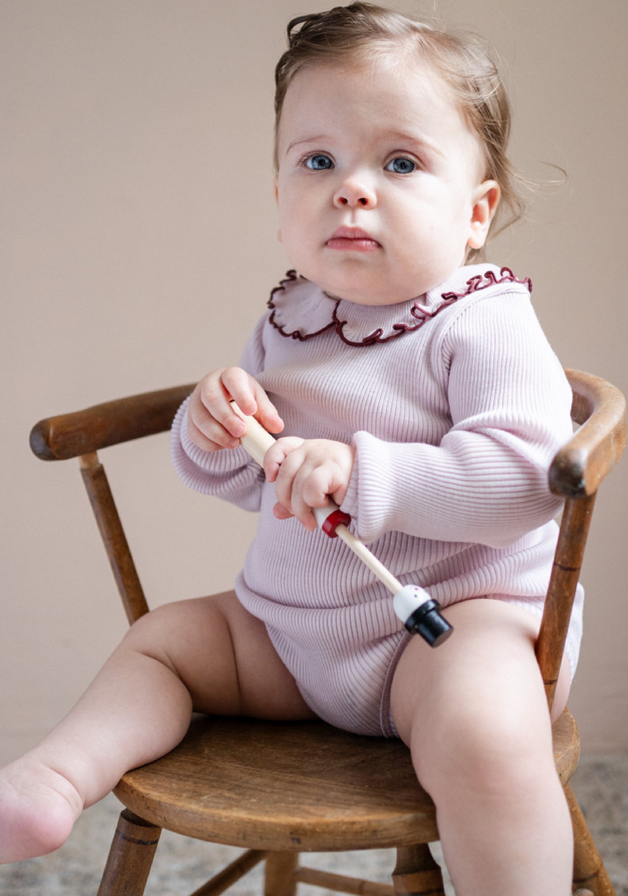 Body seamless din lână merinos - Athena Peony