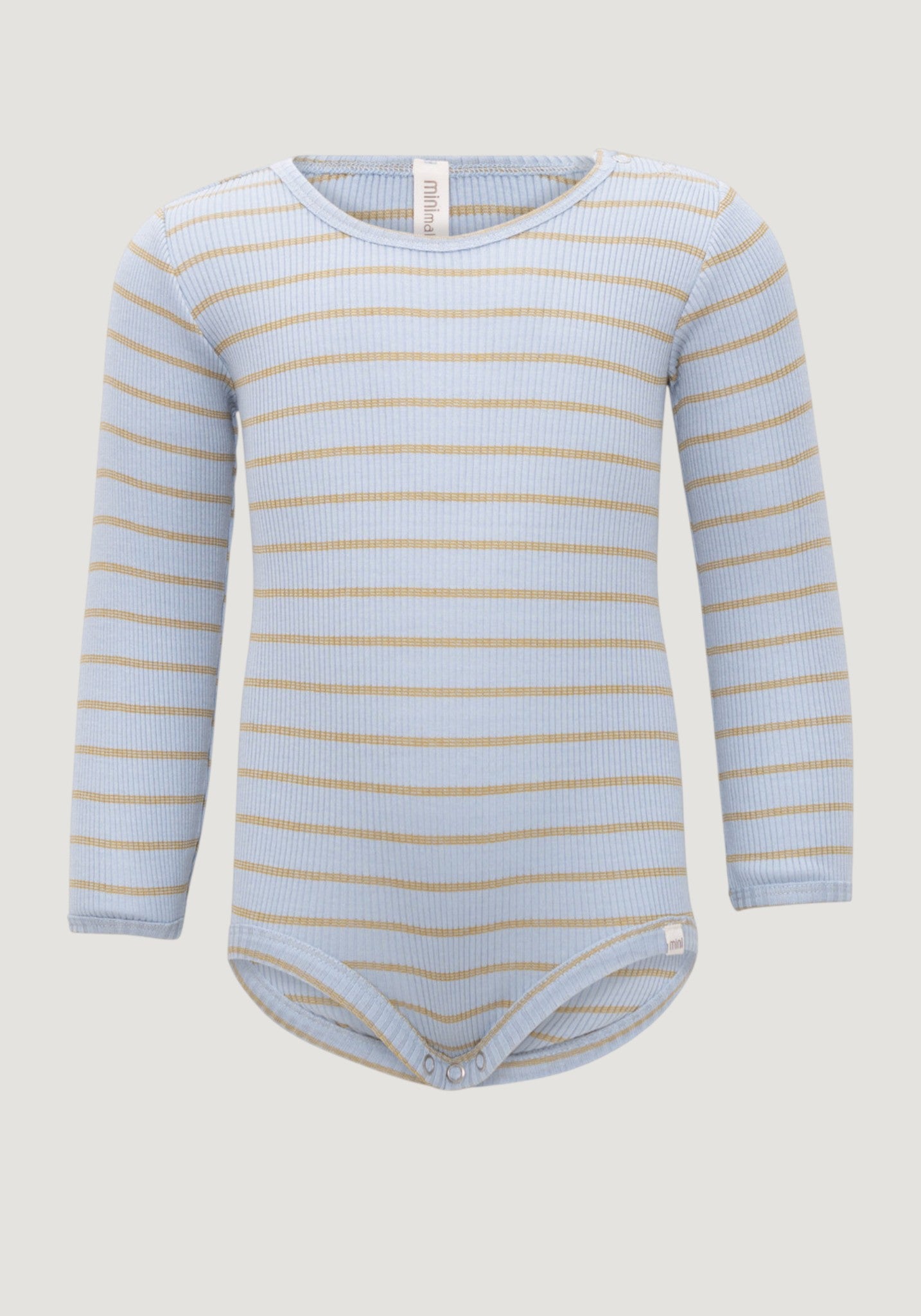 Body seamless din mătase - Bandit Clear Olive Stripes