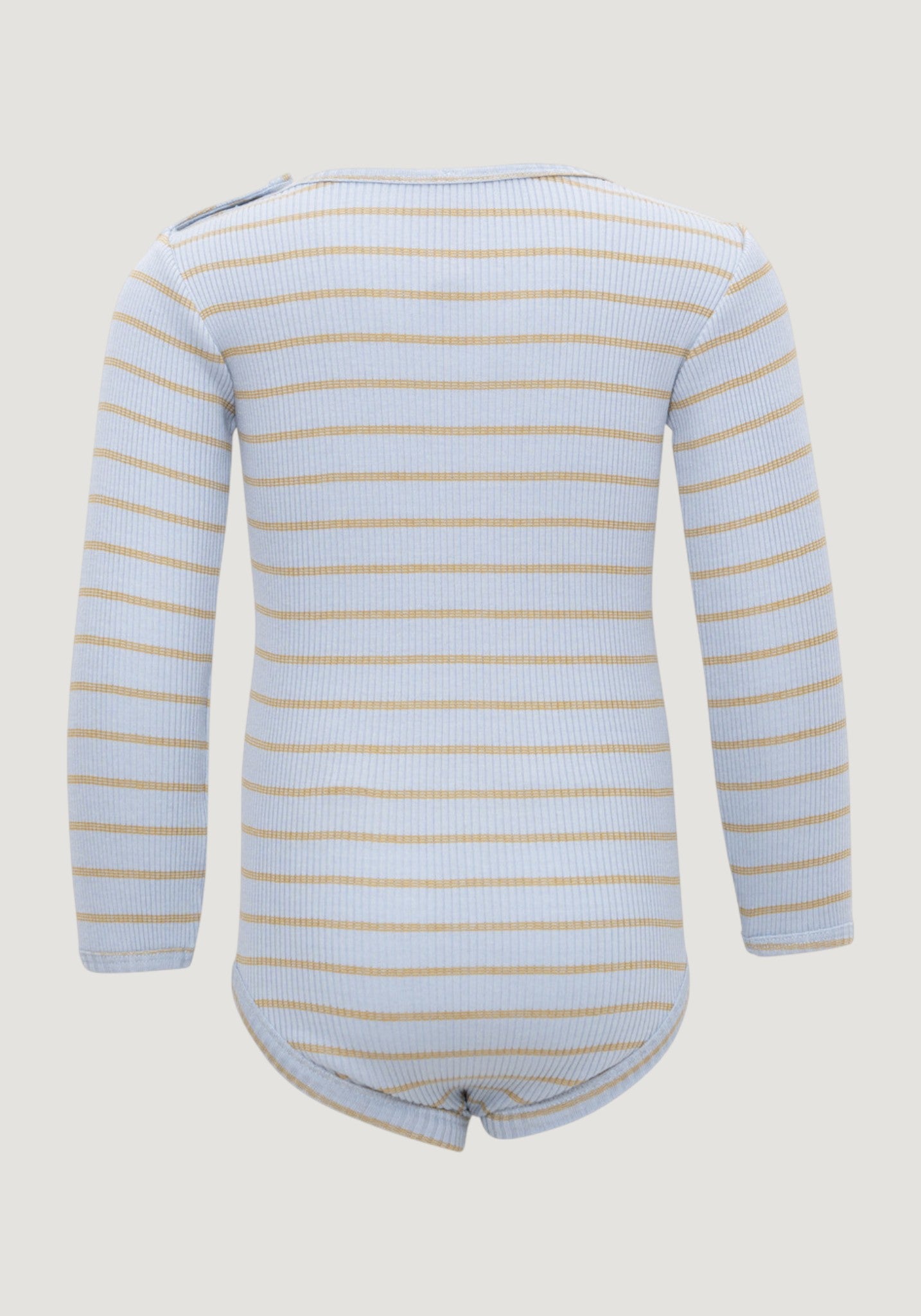 Body seamless din mătase - Bandit Clear Olive Stripes