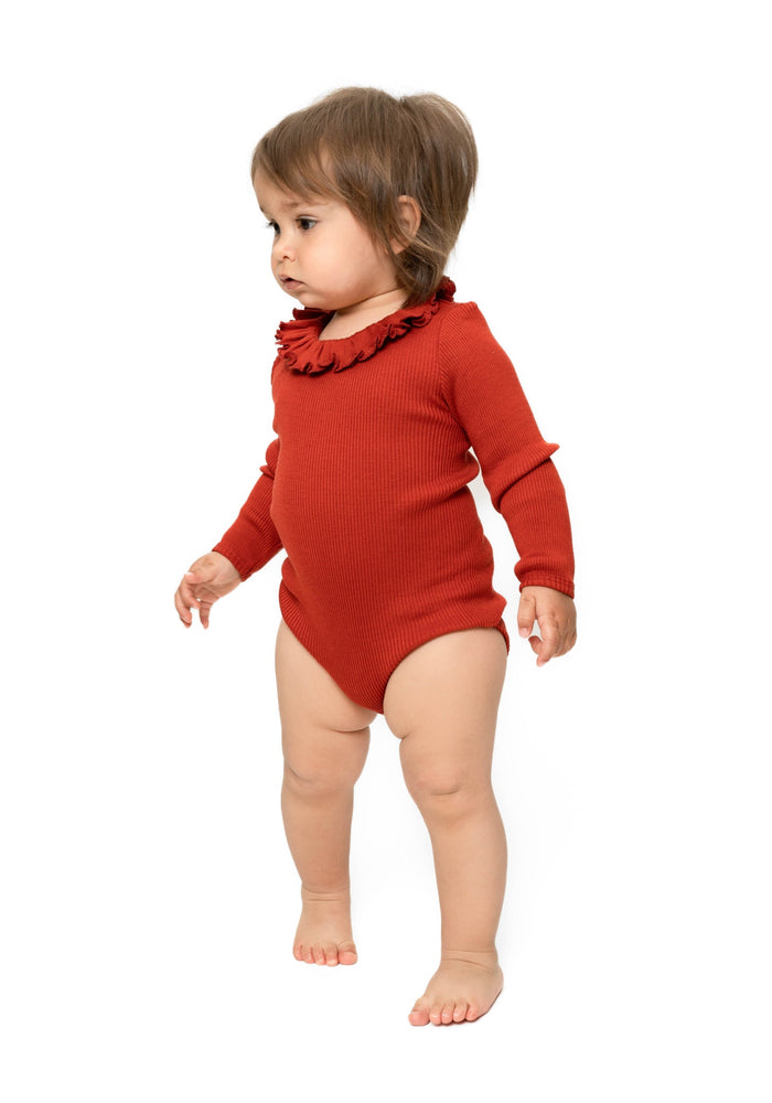 Body seamless mătase - Beauty Poppy Red Minimalisma HipHip.ro