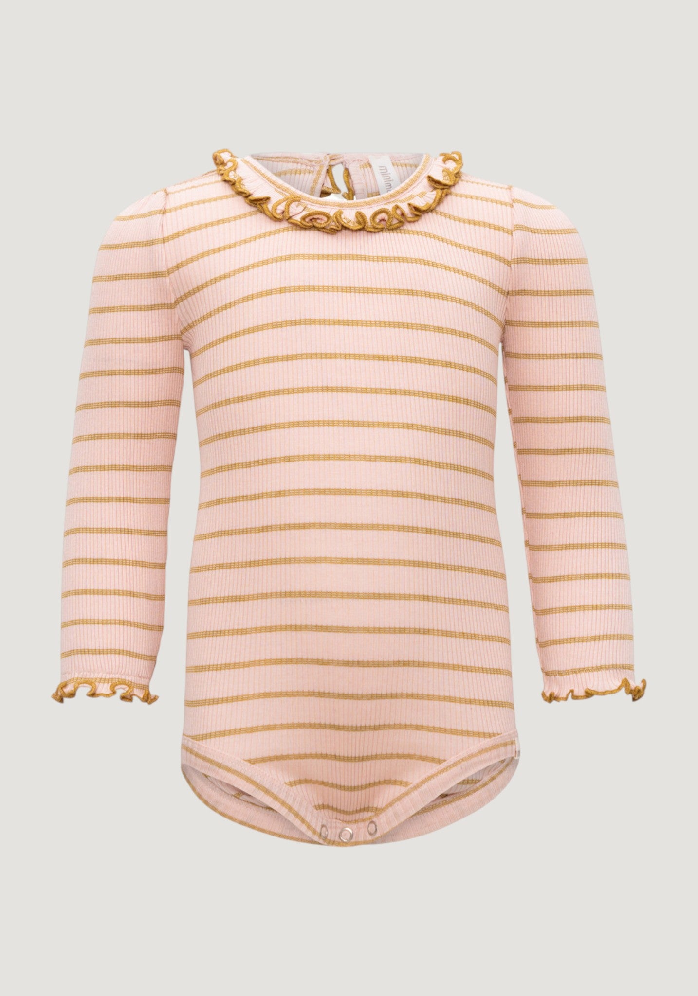 Body seamless din mătase - Belly Sweet Olive Stripes
