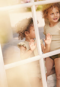 Body seamless mătase - Bippi Pear Sorbet Minimalisma HipHip.ro