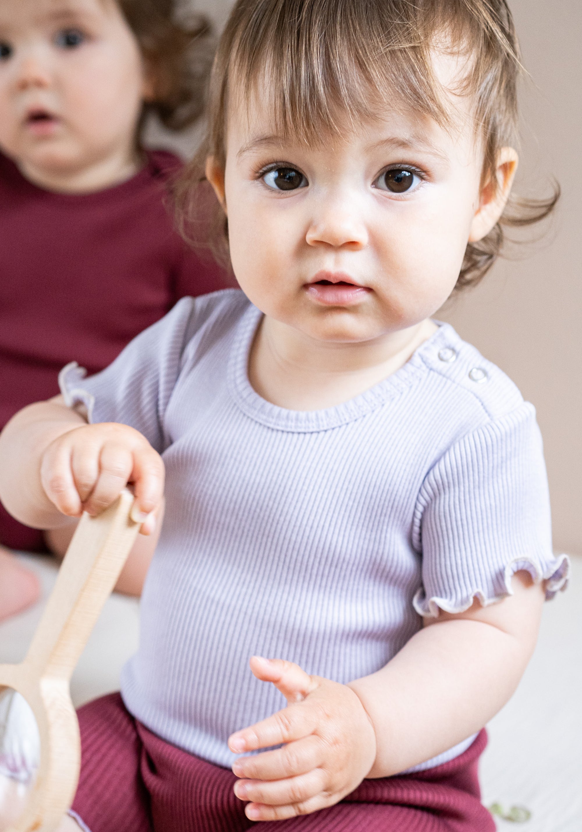 Body seamless din mătase - Buddy Mauve