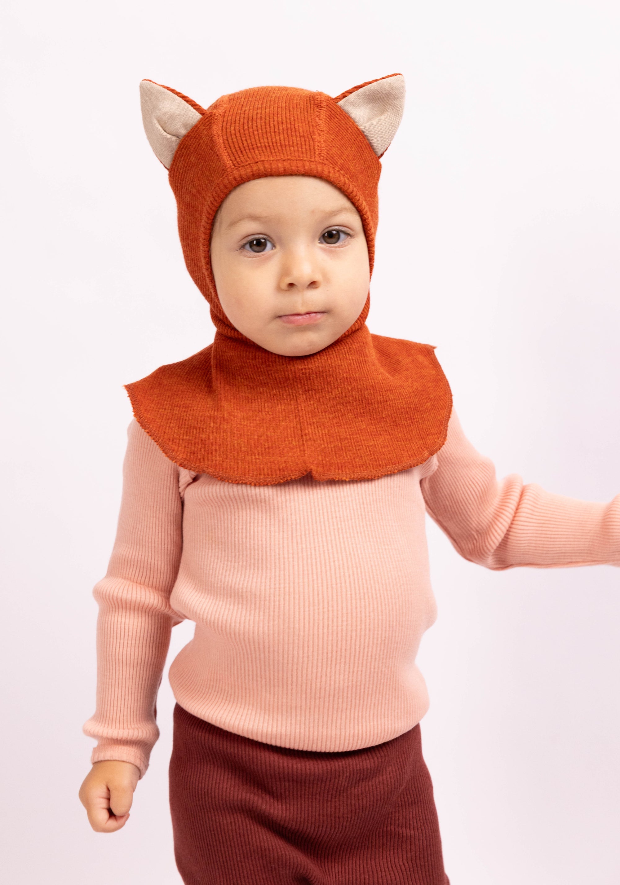 Cagulă din lână merinos - Kitty Rich Amber