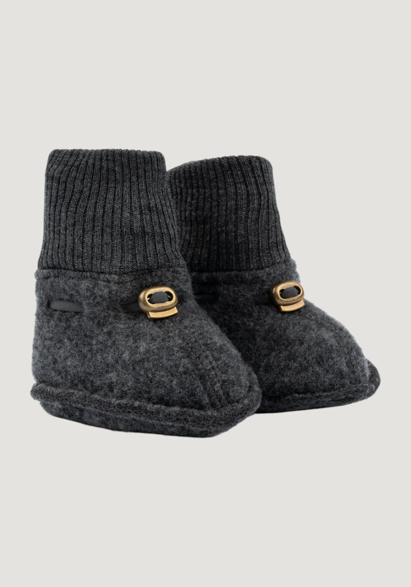 Botoșei fleece din lână merinos - Anthracite Melange