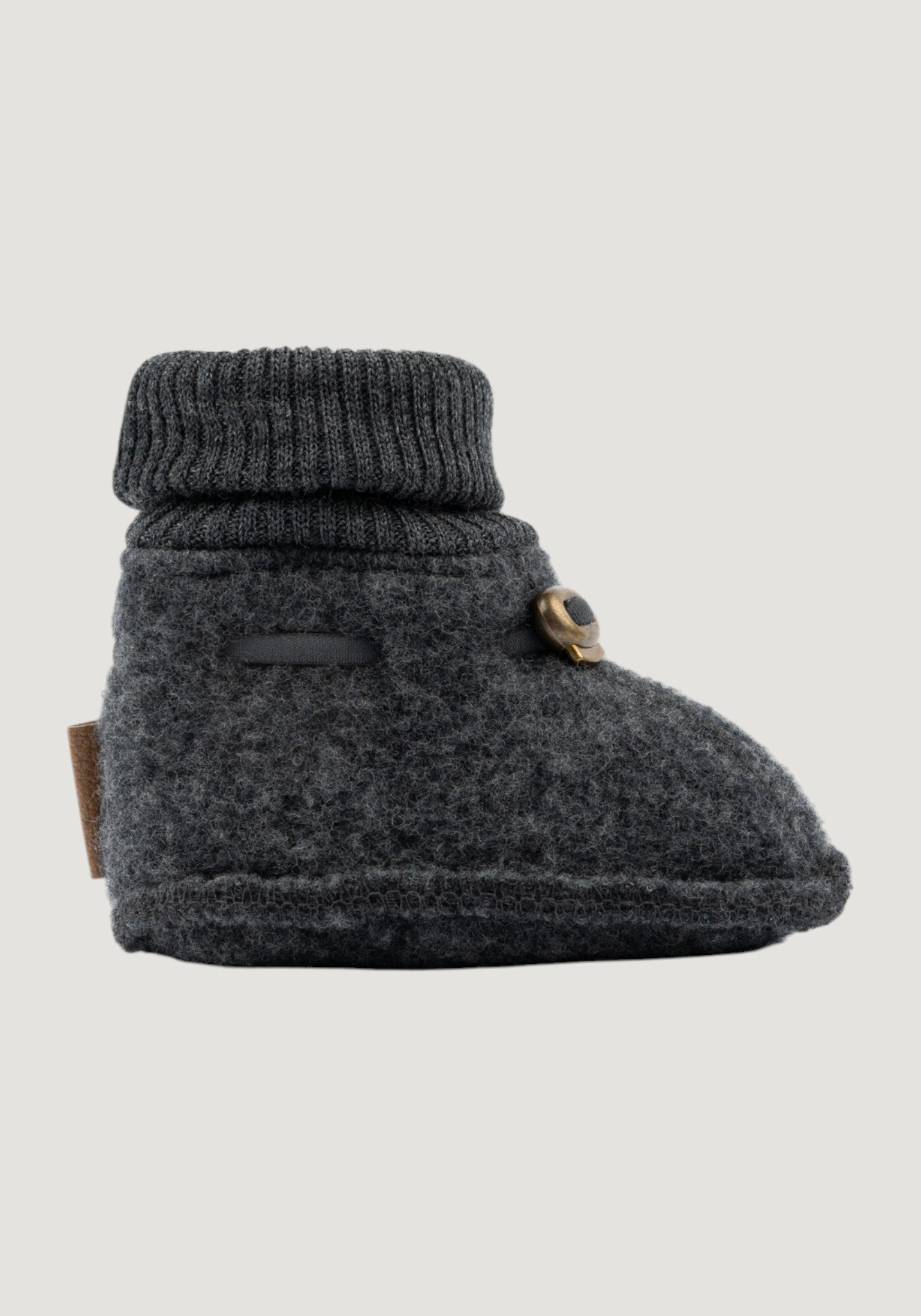 Botoșei fleece din lână merinos - Anthracite Melange