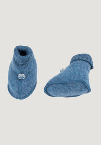 Botoșei fleece din lână merinos - Blue 60