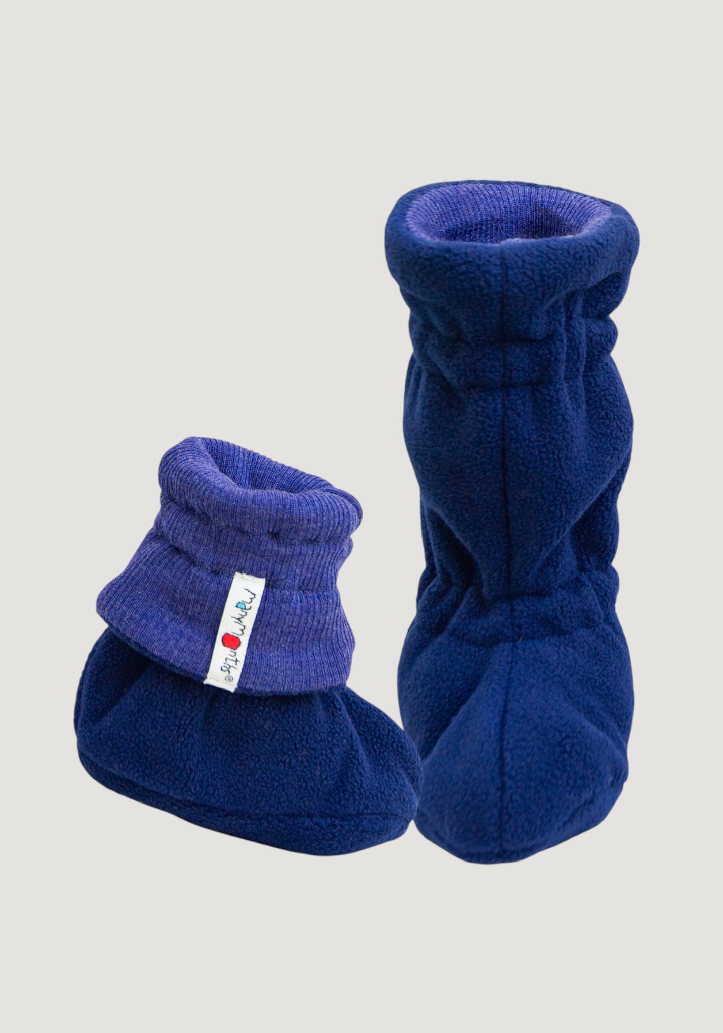 Botoșei înalți din lână merinos - Twilight Blue/Dark Blue